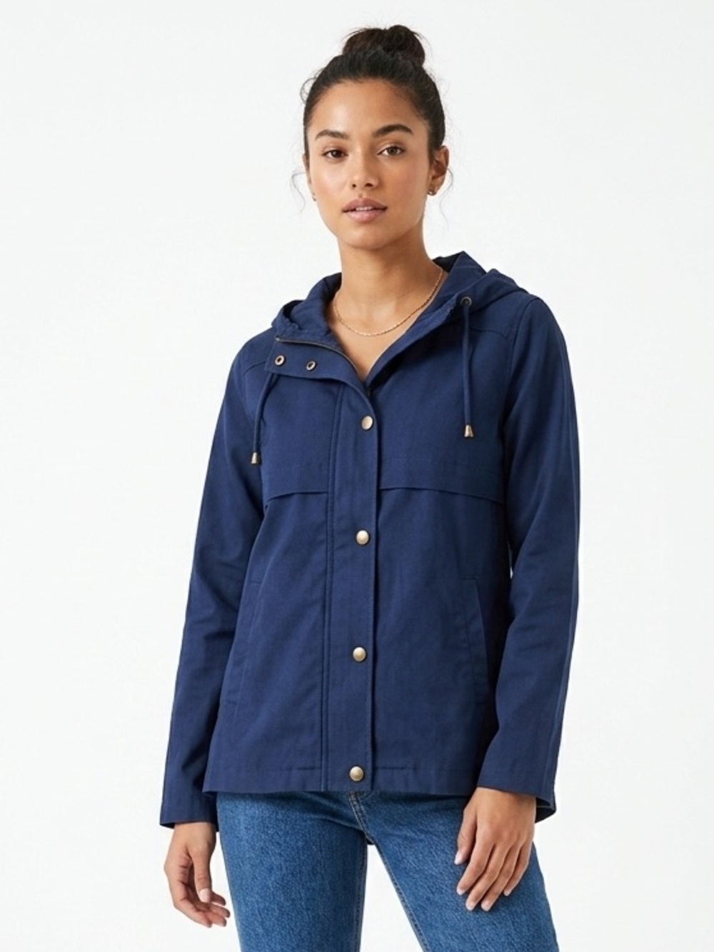 LA HEARTS PACSUN Navy Blue Cotton Blend Jacket S Small NWOT $75